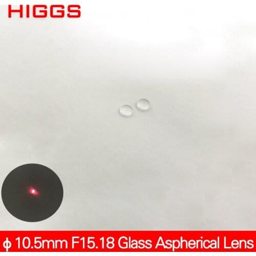 High quality Diameter 10.5mm focus length 15.18mm Glass aspheric laser focusing lens Optical collimating lens AR coated
