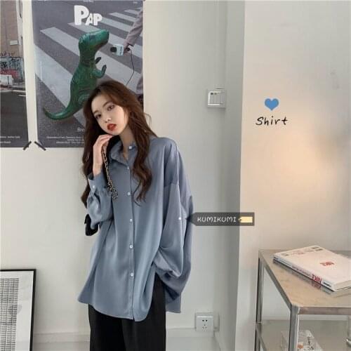 Женские атласные рубашки WHOHOLL China At AliExpress