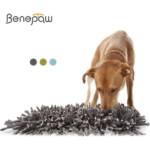 Benepaw Fun Anti-slip Dog Snuffle Mat Safe Durable Soft Interactive Dog Toys Encourages Pet Sense Of Smell Machine Washable