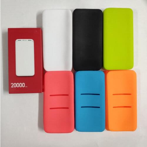 Anti-drop Silicone Protective Case Cover For Redmi 20000mAh Power Bank Protection Cover Phones Power Bank Accessories