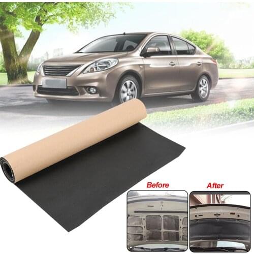 Heat Closed Cell Foam Anti-noise Car Sound Proofing Deadening Mat 3/6/8/10mm Thickness 50x30cm Car Truck Sound Insulation Cotton