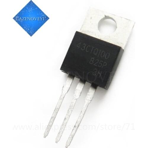 10pcs/lot 43CTQ100 TO-220 100V 43A In Stock