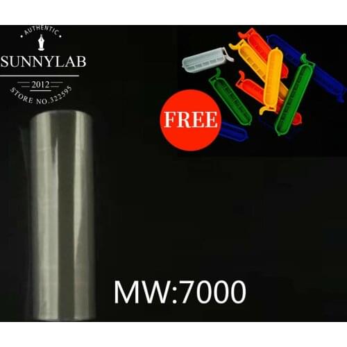 5meters 7000 MWCO width 10/25/34/44/55/77mm dialysis bag Regenerated cellulose tube type dialysis bag