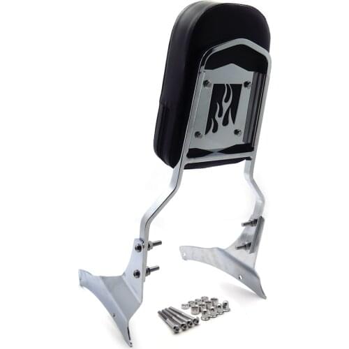 Aftermarket motorcycle parts Flame Backrest Sissy Bar For 2005-2012 Suzuki Boulevard M50 VZ800 C50 VL800 C50T VL800T C50C VL800C