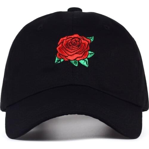 VORON 2017 New Hot Fashion Roses Men Women Baseball Caps Spring Summer Sun Hats for Women Solid Snapback Cap Wholesale Dad Hat