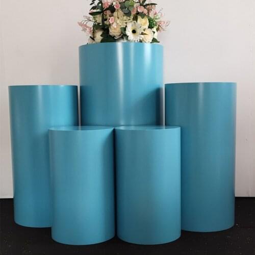 Cylinder Candy Stand Plinths Pillars Cake Table for DIY Holiday Wedding Decoration Big Cylinder Pedestal Display