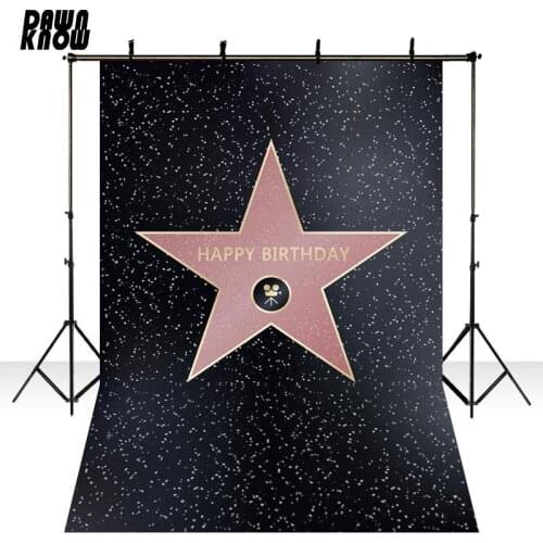 DAWNKNOW Birthday Party Photography Background Photocall Star Shimmer Newborn Photo Shoot Fotografia Backdrop Children lv677