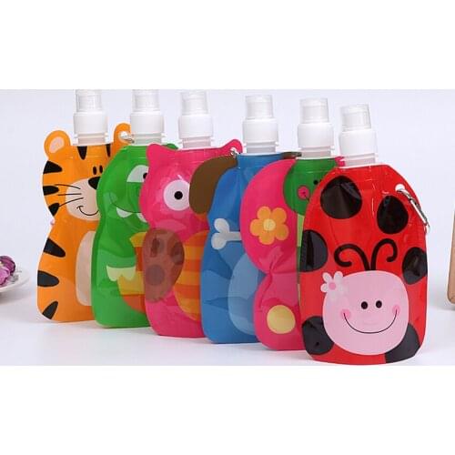 Children Gift Cartoon Water Bags Kids Juice Bottles Party Favors Event Supplies for Birthday Party 200ml
