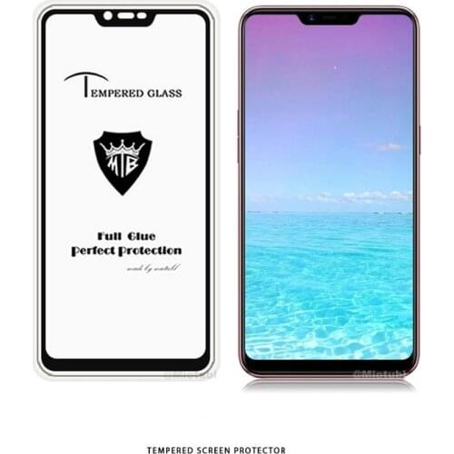 For Oppo A3s WIERSS Full Cover Full AB Glue Tempered Glass Screen Protector Film for Oppo A3s for Oppo A5 Anti fingerprint
