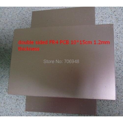 FR4 double sided pcb board 10*15cm 1.2mm thickness