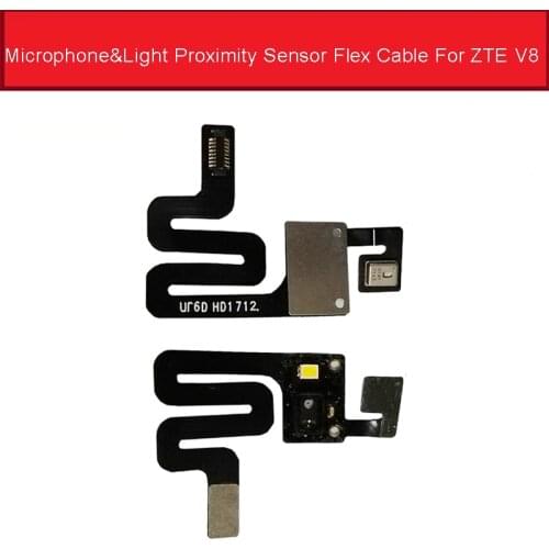 Microphone & Proximity Light Sensor Flex Cable For ZTE Blade V8 BV0800 Menu Button Touch Sensor Flex Ribbon Replacement Parts