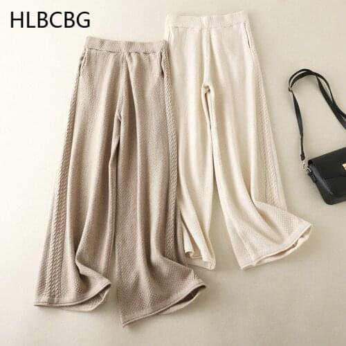 Hlbcbg Women's Knitted Trousers