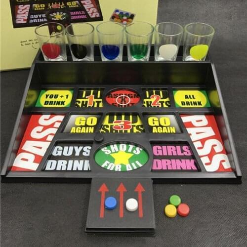 Drinking Games Flying Wine Glass Board Toys Party Drinking Game Set For Indoor Bar KTV Interesting Party Toy For Office Parties