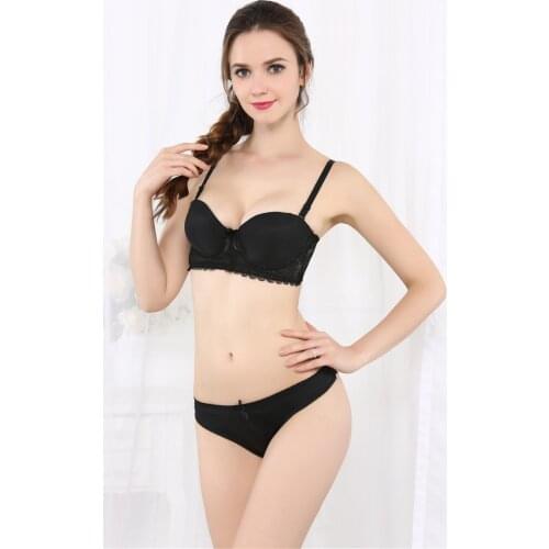 Size 30 32 34 36 38 40 A B C Cup The Latest Gilrs Bra Womens Push Up bra Brief Sets Lace Bras Red Lingerie Set comfortable bra