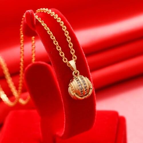 Gligli Small Necklaces For Women/Girl Gold Color Pendant Thin Chain Jewelry Ladies Festival Gift