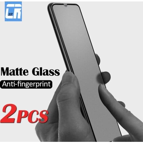 2Pcs Matte Frosted Glass for Samsung Galaxy M02 A12 A20S A41 A10 A30 A50 A60 A70 A90 A01 M01 M11 M10 M20 M30 M40 Tempered Glass