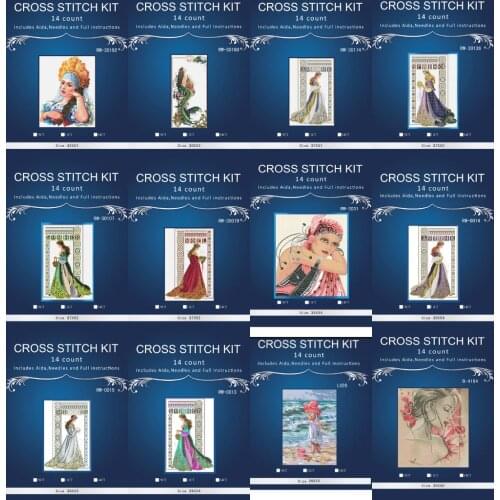 Top Quality Cute Lovely Counted Cross Stitch Kit Mermaid of Atlantis MD95 fish fairy