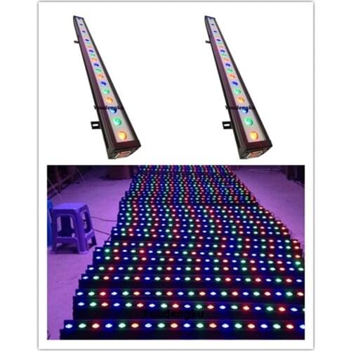 16 pieces Intertek outdoor lighting rgb led wall washer dj led waterproof wall washer 24X3W