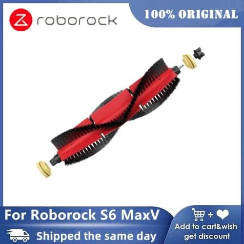 Original detachable main brush/roller brush (not DuPont wool) spare parts for Roborock S6 MaxV vacuum robot accessories