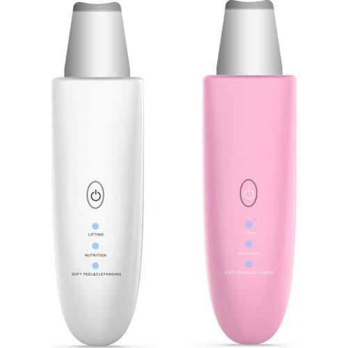 Clean Exfoliating Instrument Spot Cleaner Ultrasonic Skin Scrubber Cleansing Blackhead Peeling Shovel Facial Pore Cleaner