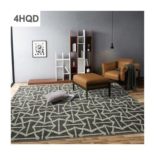 Modern Minimalist Abstract Ink Sofa Coffee Table Rug Geometry Home Nordic Style Bedroom Wool Bed Blanket Europe And America