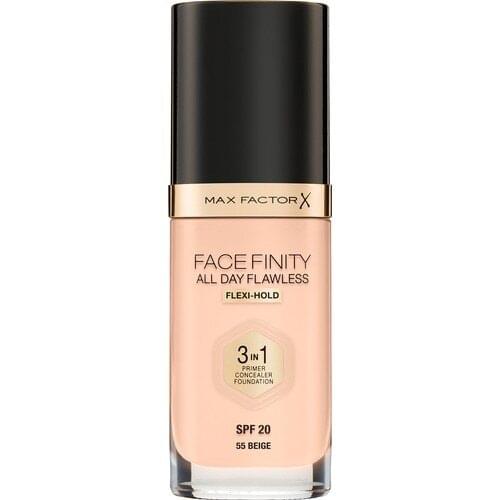 Max Factor FaceFinity 3'ü 1 Combination Lasting Foundation Cream 55 Beige
