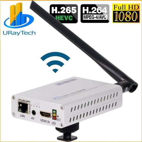 HEVC H.265 H264 Wireless HDMI + CVBS AV Video Streaming Encoder IPTV Encoder HD + SD Video Live Encoder WIFI with RTMP RTSP UDP