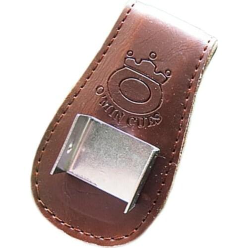 High Quality Pool Billiards Snooker Accessories Leather Magnetic Belt Clip Chalk Holder Accessory Random Color Delivery Dropship