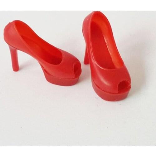 1/6 Scale Female Red High Heels Pumps Sandals Models for 12''Action Figures Bodis