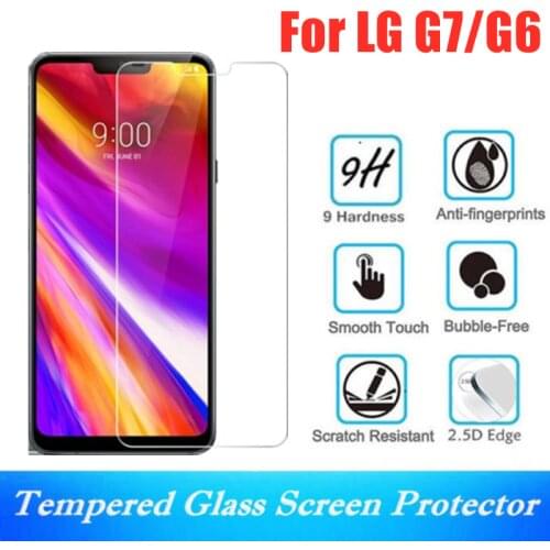 1/2/3 Pack Screen Protector For LG G7 G6 Tempered Glass Anti-Shatter Transparent HD Film Protective Cover For G7 G6 Protection