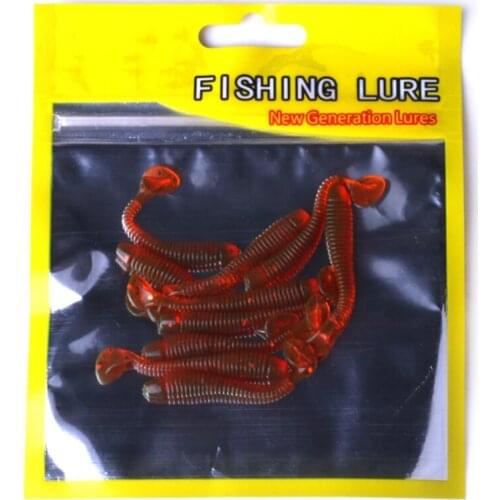 10pcs/Lot Fishing Lures Wobblers Carp Fishing Soft Lures Silicone Artificial Baits Fishing Goods Lures Fishing Bait
