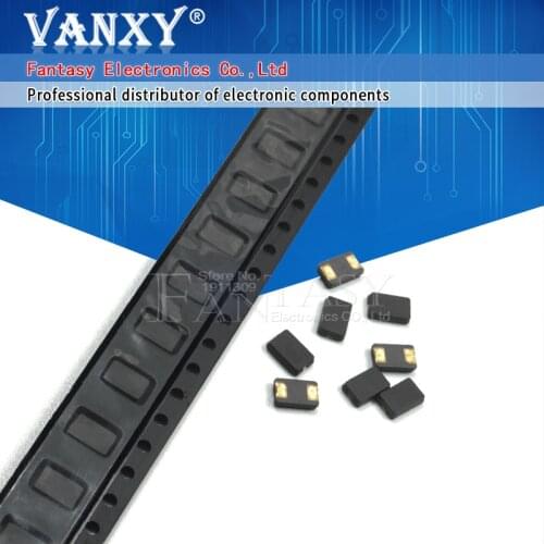 100pcs 8MHZ 10MHZ 11.0592MHZ 12MHZ 13.56MHZ 16.000MHZ 20MHZ 24MHZ 8.000MHZ 16MHz 2Pin 5032 smd quartz resonator Crystal new