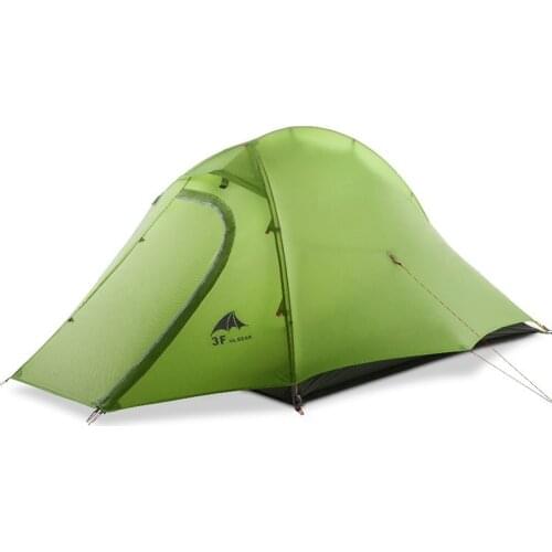 3F UL Gear Zhengtu 2P 2-person 15D Silnylon Coating 3-Season / 4-season Camping Tent with Ground Sheet Ultralight Hiking 210T