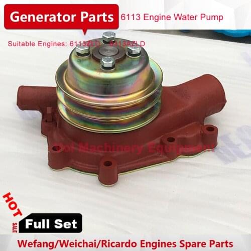 150kw/187.5kva Diesel Generator Water pump for Chinese 6113ZLD 6113AZLD Weifang/Weichai/Ricardo engines spare parts