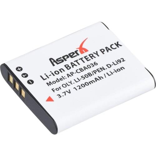 1Pcs Li-50B LI50B 50B Battery for Olympus SP 810 800UZ u6010 u6020 u9010 SZ14 SZ16 D755 u1010 SZ30 SZ20 XZ-1 VR350 SZ31 SZ16