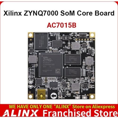 ALINX SoM AC7015B: XILINX Zynq-7000 SoC XC7Z015 ZYNQ ARM 7015 FPGA Development Board SoM 8G eMMC System on Module