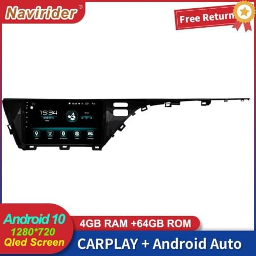 2Din Car Stereo with Screen Android 10 Multimedia For TOYOTA Camry 2018 GPS Car Radio Video Carplay Head Unit