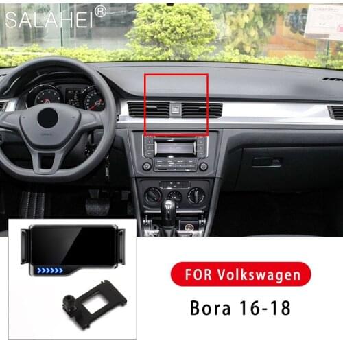Car Automatic Phone Holder For Volkswagen VW Bora 2016 2017 2018 Steady Telephone GPS Navigation Stable Cell Auto Phone Bracket