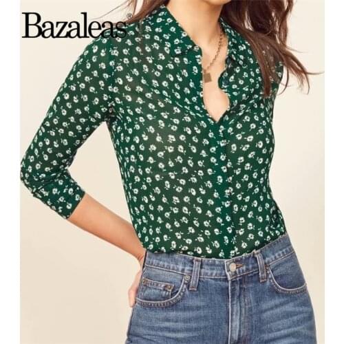 Женские шифоновые рубашки Bazaleas China At AliExpress