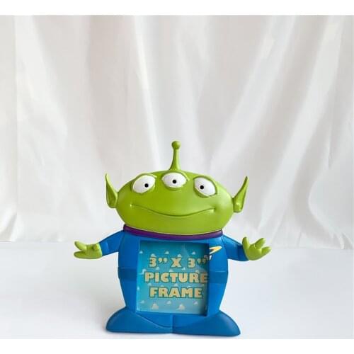 Disney 20cm Toy story Alien exquisite resin Action Figure Toy alien photo frame home decoration toys