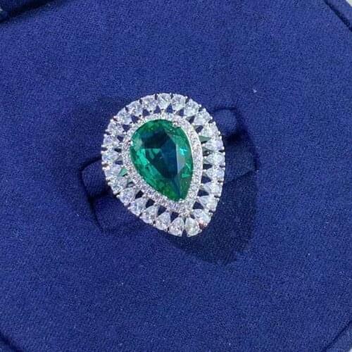 Designer Fashion 925 Sterling Silver Jewelry 3A Cubic Zirconia Party Ring