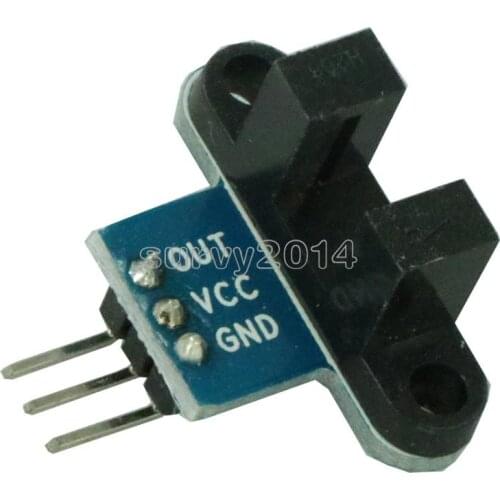IR Infrared Slotted Optical Speed Measuring Sensor Detection Optocoupler Module For Motor Test