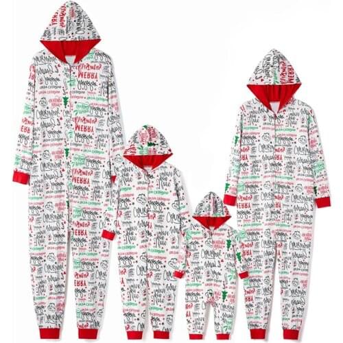 Parent-Child Outfit Bodysuit Pajamas Sets Dad Mom Kids Baby Sleepwear Suit Family Pajamas One-Piece Family Matching Clothes