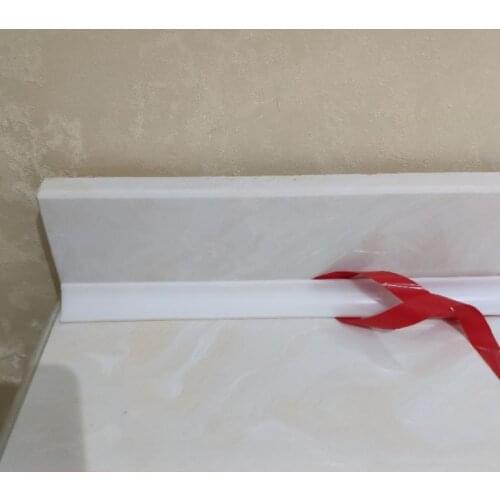 50cm-200cm Self-adhesive Bathroom Shower Sink Bath Sealing Tape White Silicone Waterproof Wall Stickers for Kitchen Corner gap