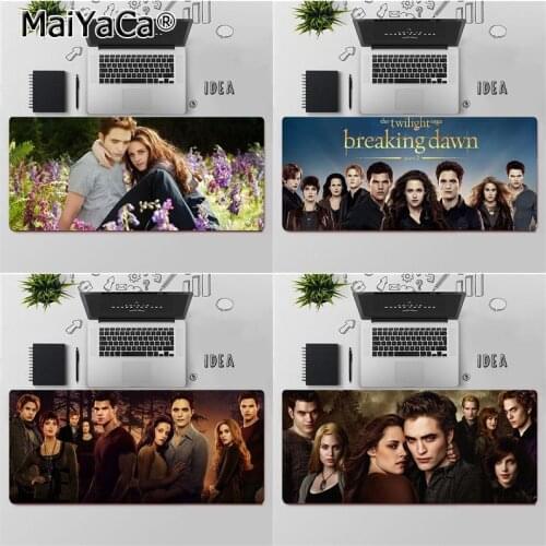 Maiyaca Top Quality American Movie Twilight Durable Rubber Mouse Mat Pad Free Shipping Large Mouse Pad Keyboards Mat