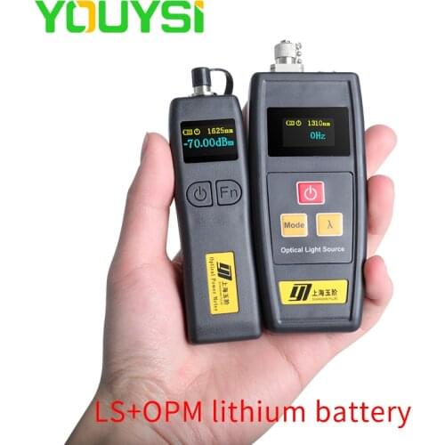 YOUYSI Rechargeable MINI Optical power meter and Optical Light Source Singlemode 1310/1550nm FTTH Test Tool