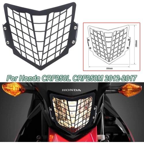 Motorcycle For HONDA CRF250L CRF250L CRF250M CRF250M Headlight Cover Lampshade Protection Cover Grille Cover 2012-2017