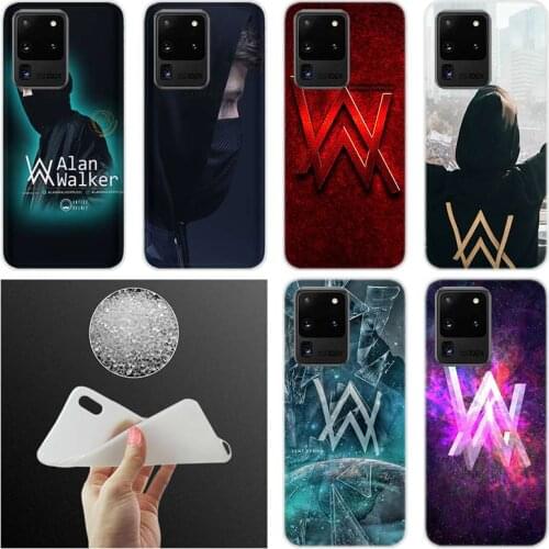 Soft Silicone Case For Samsung S21 S20 S11 Ultra S10 S9 S8 Plus lite E S7 Edge fe Covers alan walker faded