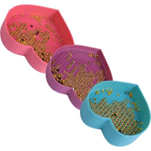 5D DIY Diamond Painting Tools Love Heart Big Drill Plate Embroidery Painting Accessories Point Sticking Drill Pen Tools Set