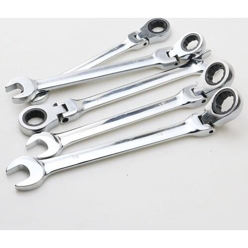 Ratchet Combination Metric Wrench Set Fine Tooth Gear Ring Torque And Socket Wrench Set Nut Tools For Repair A Set Of Wrench